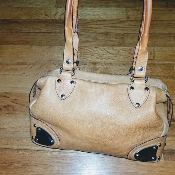 Prune Leather Shoulder Bag - Picture 5 of 8